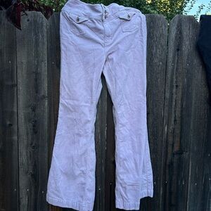 Anthropology light pink boot cut Jeans